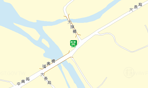 國姓郵局地圖