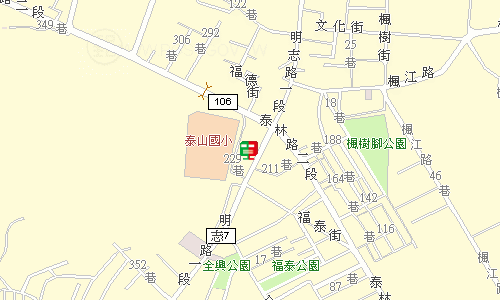 新莊郵局(三重36支)地圖