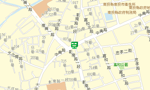 南投郵局郵務股地圖