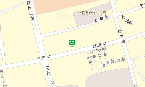南投郵局郵務股地圖