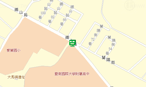 埔里郵局地圖