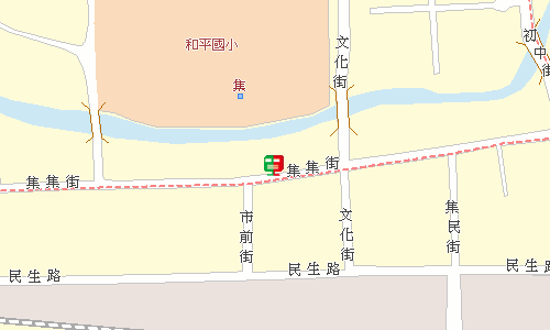 集集郵局地圖