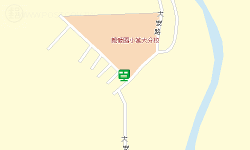 埔里郵局地圖