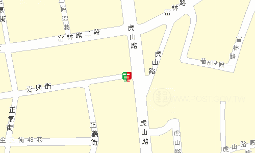 草屯郵局地圖