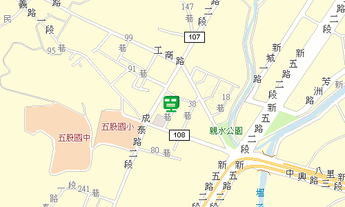 五股郵局(三重21支)地圖
