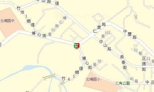 北埔郵局地圖