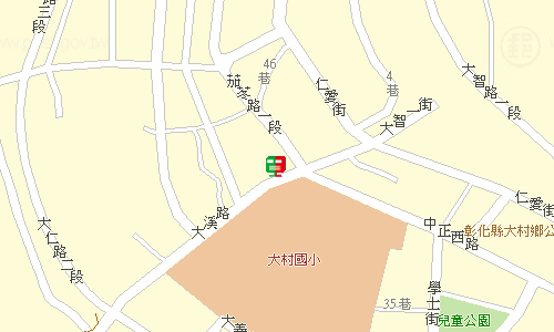 員林郵局地圖