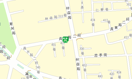 員林郵局地圖