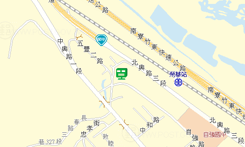 竹東郵局地圖