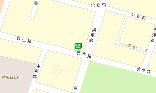 羅東郵局郵務股地圖