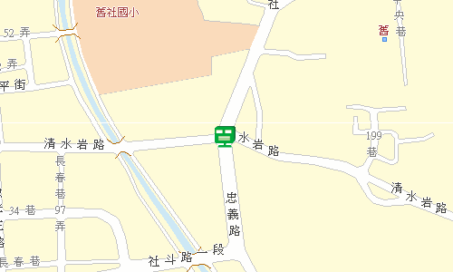 社頭郵局地圖