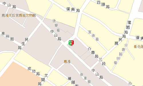 鹿港郵局地圖