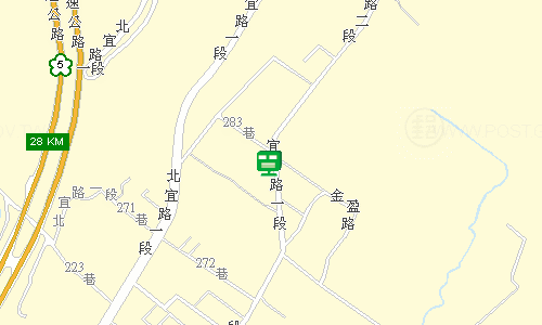 頭城郵局地圖
