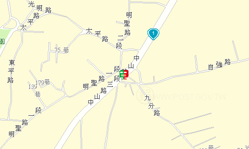 員林郵局地圖