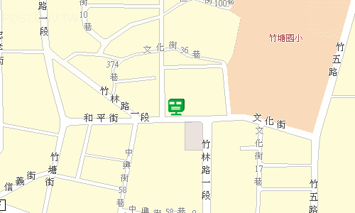 竹塘郵局地圖