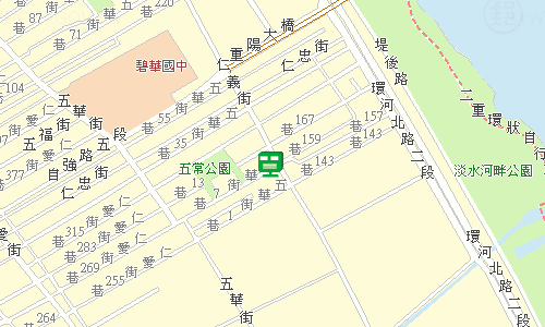 三重郵局郵務科投遞股地圖