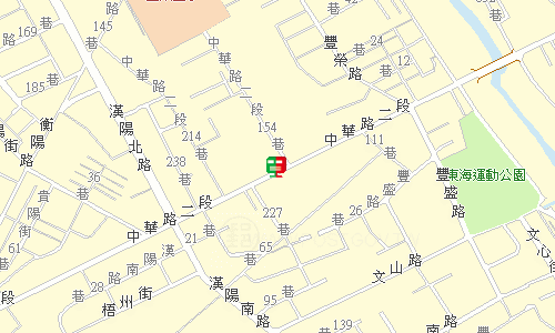 臺東郵局郵務科地圖