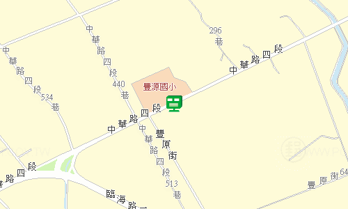 臺東郵局郵務科地圖