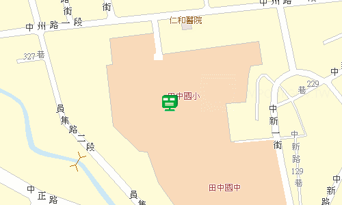 田中郵局地圖