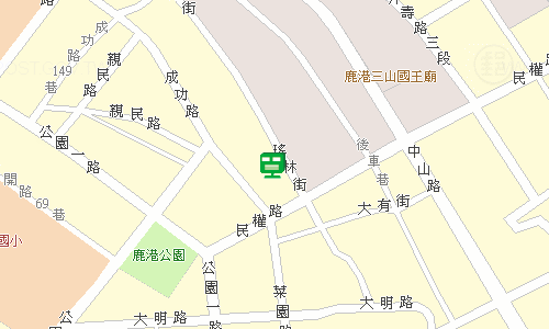 鹿港郵局地圖