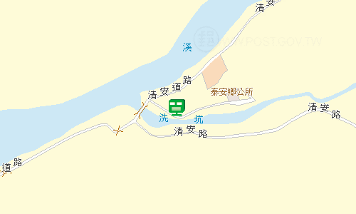 大湖郵局地圖