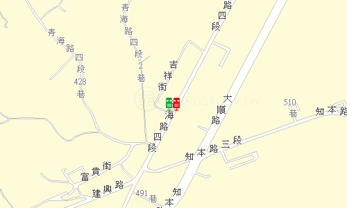 台東知本郵局地圖