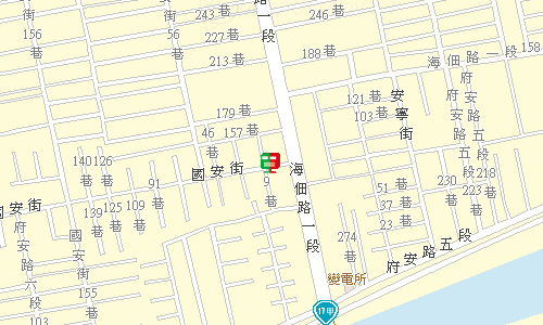 海佃郵局地圖