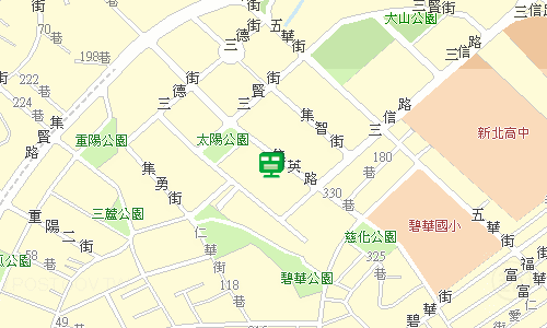 三重郵局郵務科投遞股地圖