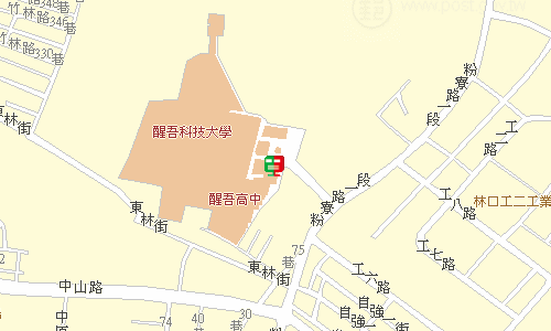 林口郵局(三重56支)地圖