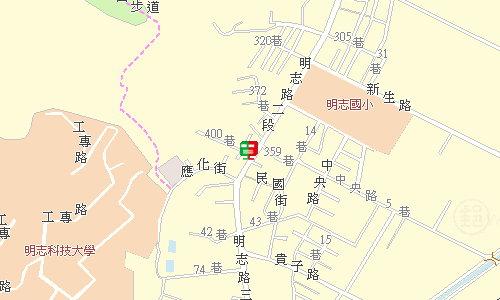 新莊郵局(三重36支)地圖