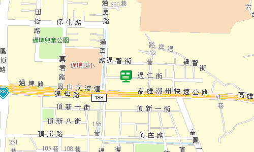 鳳山過埤郵局地圖