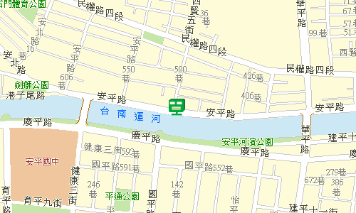 臺南郵局快捷股地圖