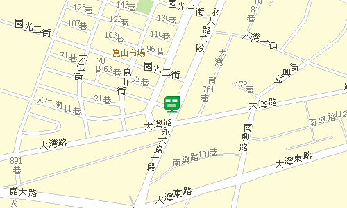 永康崑山郵局地圖