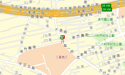 三重郵局郵務科投遞股地圖