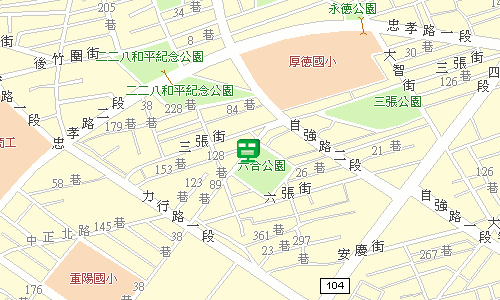 三重郵局郵務科投遞股地圖
