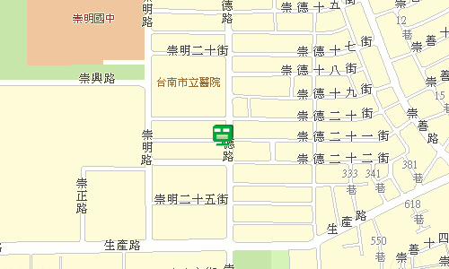 臺南郵局快捷股地圖