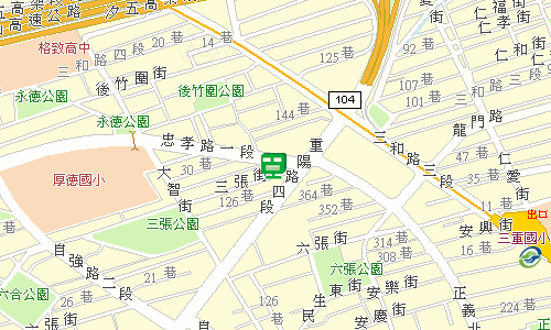三重郵局郵務科投遞股地圖