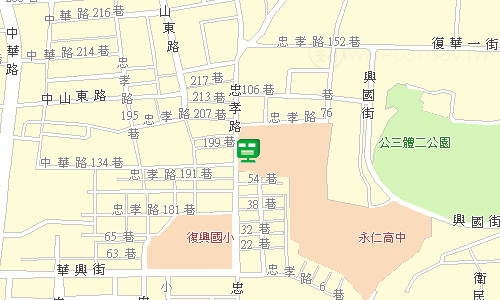 永康郵局地圖