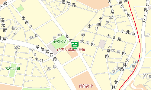 臺北郵局士林投遞股地圖