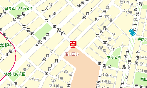左營福山郵局地圖
