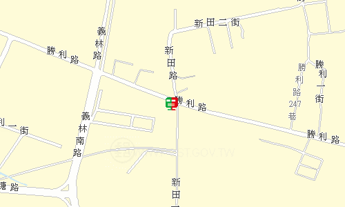 大同路郵局地圖