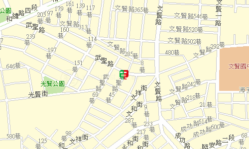 臺南郵局快捷股地圖