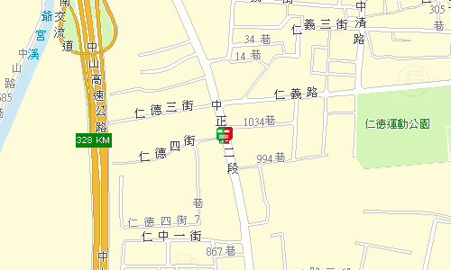 後壁厝郵局地圖