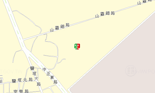 岡山郵局郵務股地圖