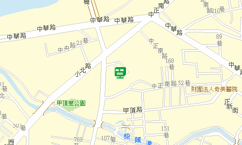 永康六甲頂郵局地圖