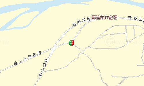 六龜郵局地圖