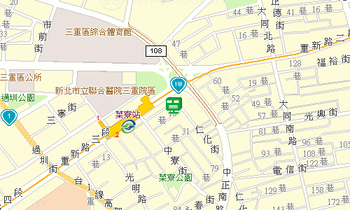 三重郵局郵務科投遞股地圖