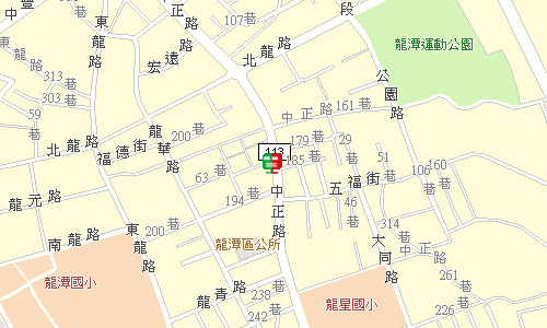 龍潭郵局地圖