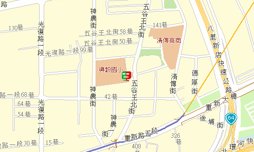 三重郵局郵務科投遞股地圖