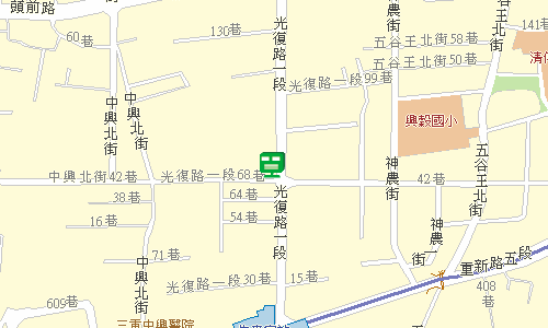 三重郵局郵務科投遞股地圖